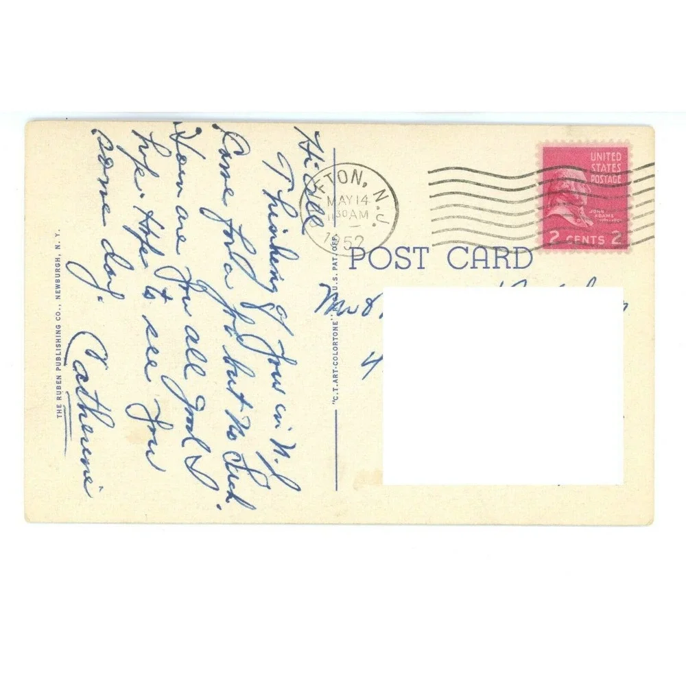 Vintage Postcard Passaic New Jersey NJ City Hall Travel United States USA Posted